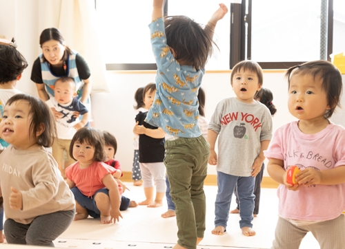 延長保育の様子